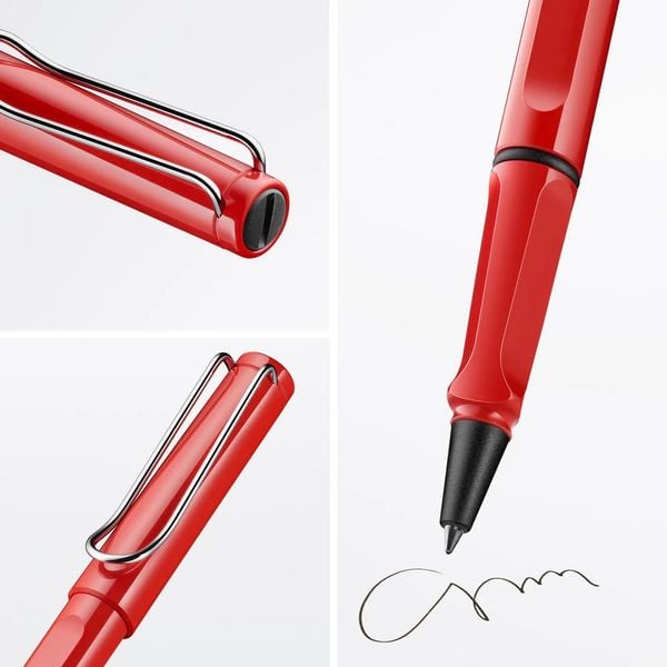Produktbild: LAMY Tintenroller safari roll-ink mit T10 Tintenpatrone, red/rot