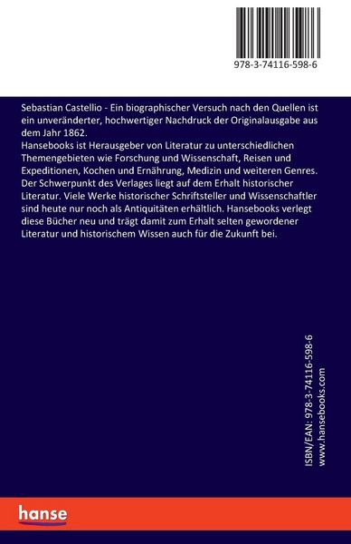 Produktbild: Sebastian Castellio