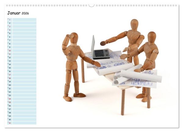 Produktbild: Und wieder ist es Montag... (Wandkalender 2026 DIN A2 quer), CALVENDO Monatskalender