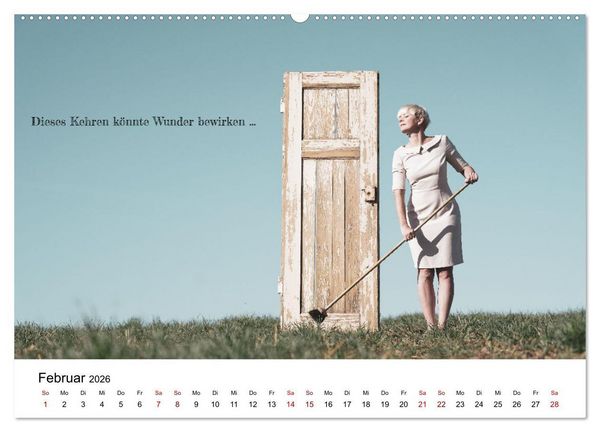Produktbild: RAUSGEPUTZT UND GLATTGESPIEGELT (Wandkalender 2026 DIN A2 quer), CALVENDO Monatskalender
