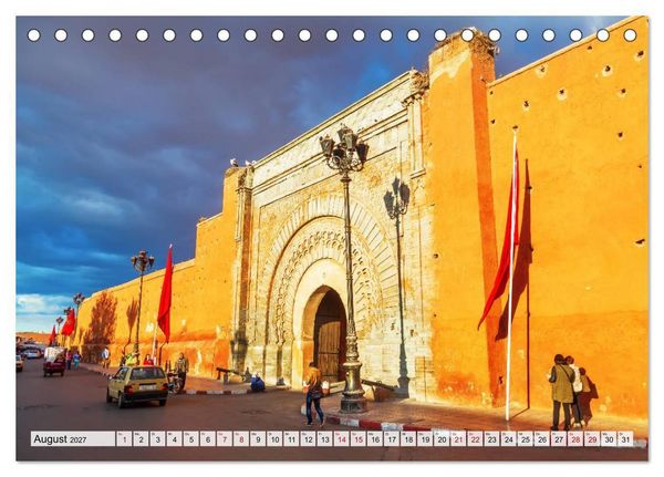 Produktbild: Marrakesch - Perle des S&uuml;dens (Tischkalender 2027 DIN A5 quer), CALVENDO Monatskalender