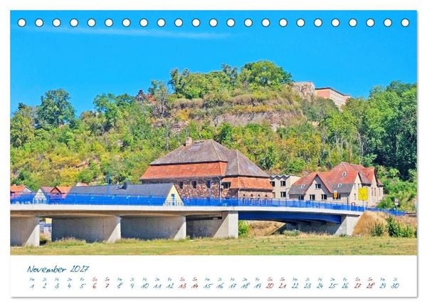 Produktbild: Nebra. Stadt der Himmelsscheibe im Burgenlandkreis (Tischkalender 2027 DIN A5 quer), CALVENDO Monatskalender