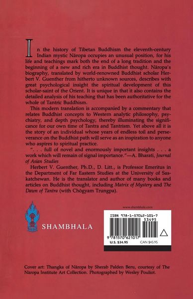 Produktbild: The Life and Teaching of Naropa