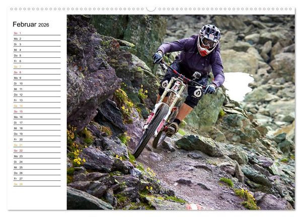 Produktbild: Mountainbike Freeride Momente (Wandkalender 2026 DIN A2 quer), CALVENDO Monatskalender