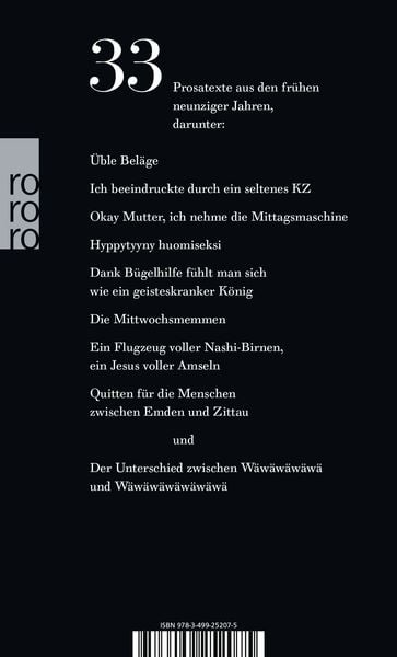 Produktbild: Texte aus den in die Vergriffenheit entlassenen B&uuml;chern "Quitten" und "Kugeln"