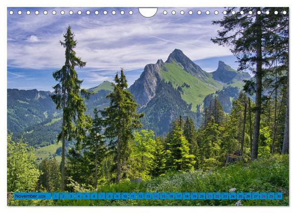 Produktbild: Frankreichs Alpenregionen (Wandkalender 2026 DIN A4 quer), CALVENDO Monatskalender
