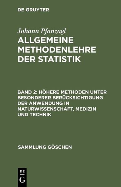Produktbild: H&ouml;here Methoden unter besonderer Ber&uuml;cksichtigung der Anwendung in Naturwissenschaft, Medizin und Technik