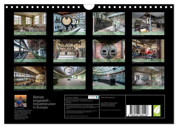 Produktbild: Betrieb eingestellt - Industrieruinen in Europa (Wandkalender 2026 DIN A4 quer), CALVENDO Monatskalender