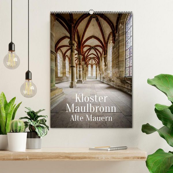 Produktbild: Kloster Maulbronn - Alte Mauern (Wandkalender 2026 DIN A2 hoch), CALVENDO Monatskalender