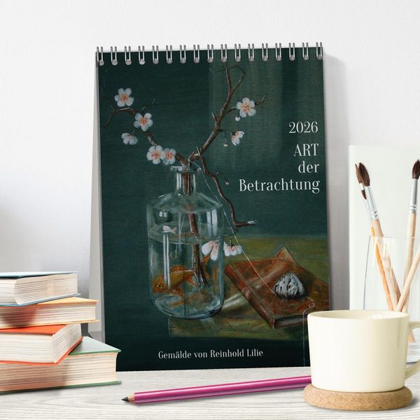 Produktbild: ART der Betrachtung (Tischkalender 2026 DIN A5 hoch), CALVENDO Monatskalender