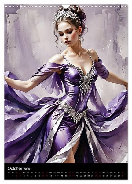 Produktbild: Dancing Elegance (Wall Calendar 2026 DIN A3 portrait), CALVENDO 12 Month Wall Calendar