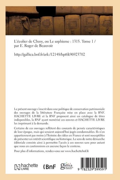 Produktbild: L'&eacute;colier de Cluny ou Le sophisme, 1315. Tome 1