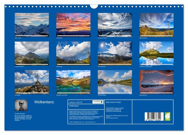 Produktbild: Wolkentanz (Wandkalender 2026 DIN A3 quer), CALVENDO Monatskalender