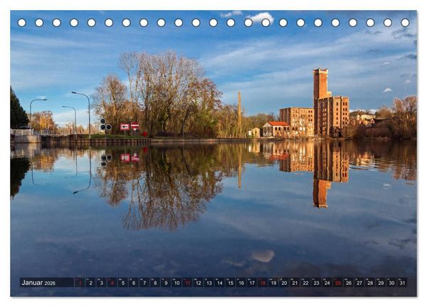 Produktbild: Unterwegs in Halle (Tischkalender 2026 DIN A5 quer), CALVENDO Monatskalender