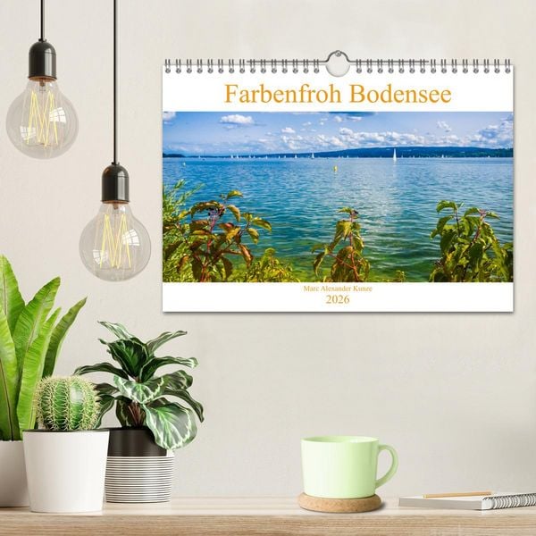 Produktbild: Farbenfroh Bodensee (Wandkalender 2026 DIN A4 quer), CALVENDO Monatskalender
