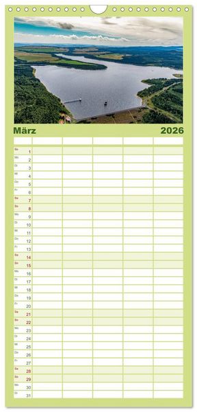 Produktbild: Familienplaner 2026 - Faszination Erzgebirge mit 5 Spalten (Wandkalender, 21 x 45 cm) CALVENDO