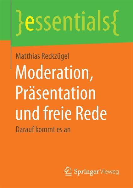 Produktbild: Moderation, Pr&auml;sentation und freie Rede