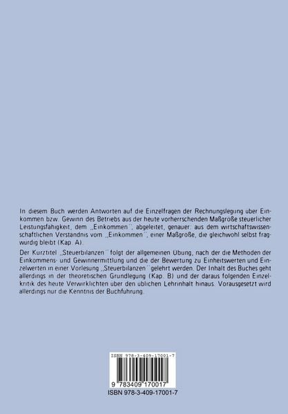 Produktbild: Steuerbilanzen