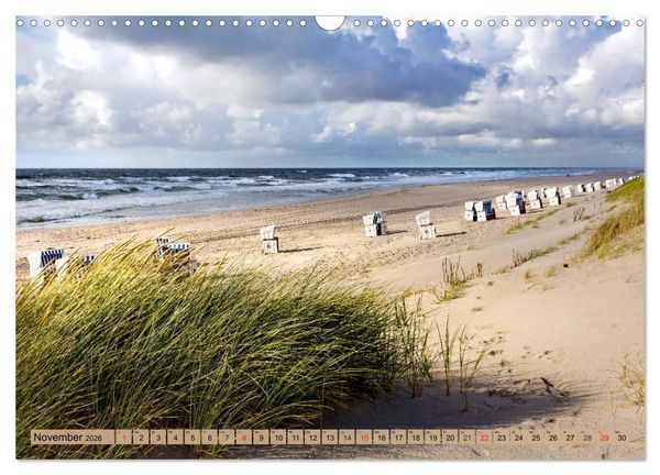 Produktbild: SYLT-LIEBE Atemberaubende Momente (Wandkalender 2026 DIN A3 quer), CALVENDO Monatskalender