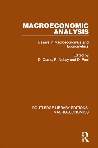 Produktbild: Macroeconomic Analysis