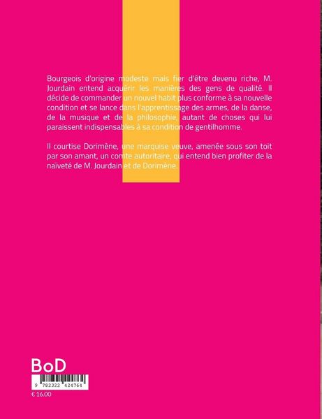 Produktbild: Le Bourgeois gentilhomme