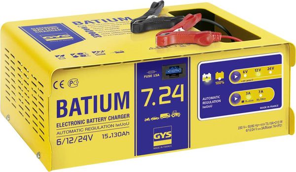 GYS BATIUM 7.24 024502 Automatikladegerät 6 V, 12 V, 24 V 11 A 11 A