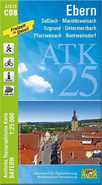 ATK25-C08 Ebern (Amtliche Topographische Karte 1:25000), Sonstige von , Landesamt für Digitalisierung, Breitband und Vermessung, Bayern,