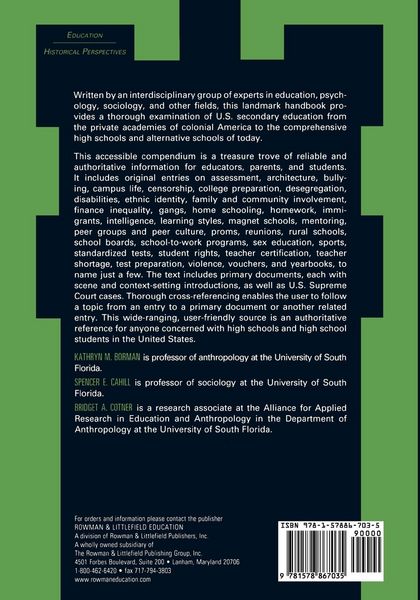 Produktbild: Handbook of American High Schools