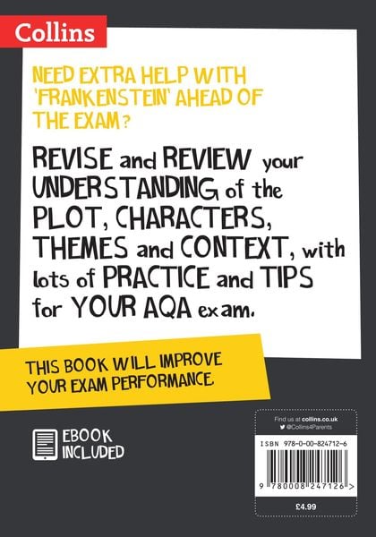 Produktbild: Frankenstein: AQA GCSE 9-1 English Literature Text Guide