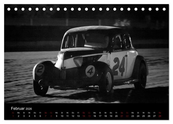 Produktbild: Dirt Track Races (Tischkalender 2026 DIN A5 quer), CALVENDO Monatskalender