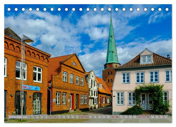 Produktbild: Ein Blick auf L&uuml;beck-Travem&uuml;nde (Tischkalender 2026 DIN A5 quer), CALVENDO Monatskalender