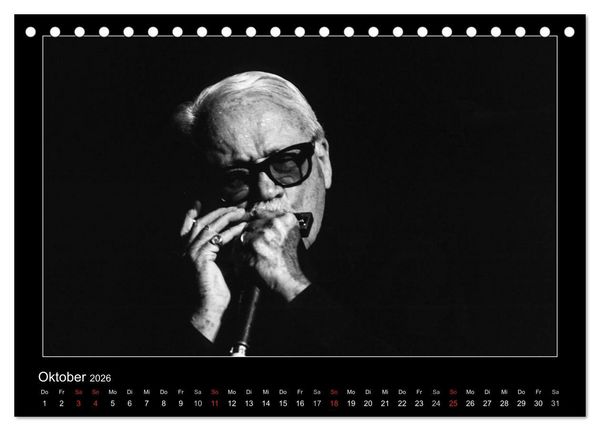 Produktbild: Jazz onstage (Tischkalender 2026 DIN A5 quer), CALVENDO Monatskalender