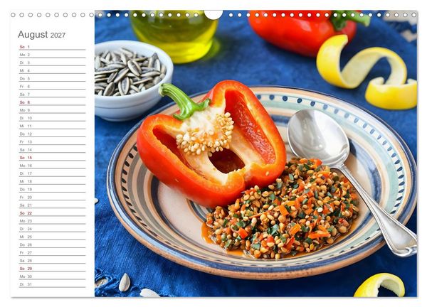 Produktbild: Zero Waste Pesto - 12 Monate, 12 Reste, unendlich Geschmack (Wandkalender 2027 DIN A3 quer), CALVENDO Monatskalender