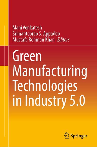 Produktbild: Green Manufacturing Technologies in Industry 5.0