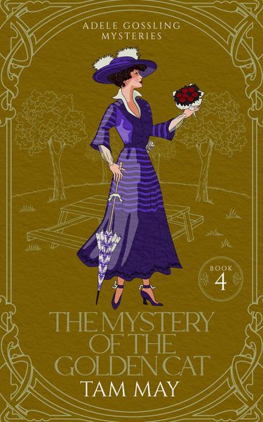 Produktbild: The Mystery of the Golden Cat: A 1900s Cozy Mystery