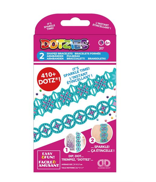 Produktbild: DOTZIES BY DIAMOND DOTZ - Diamond Painting Geformte Armb&auml;nder Sterne