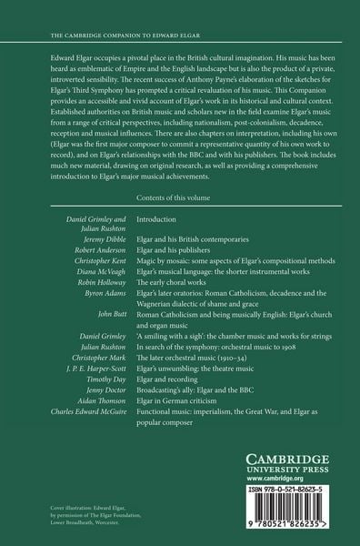Produktbild: The Cambridge Companion to Elgar