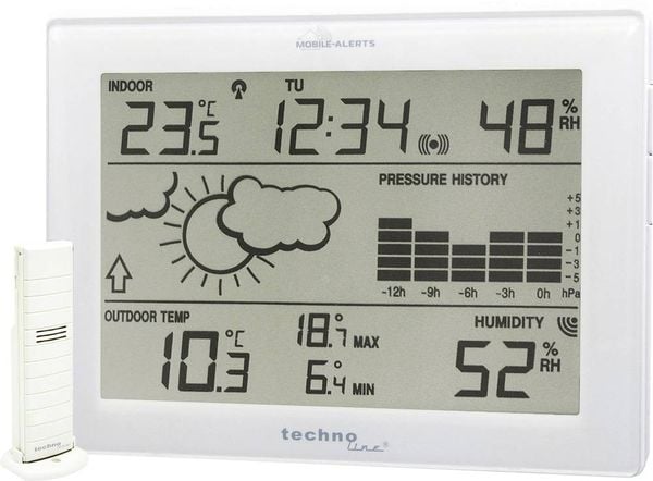 Techno Line Mobile Alerts MA 10410 Mobile Alerts MA 10410 Funk-Wetterstation Anzahl Sensoren max. 1