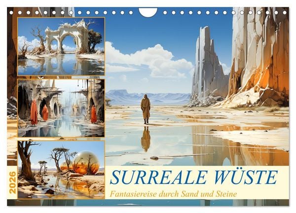 Produktbild: Surreale W&uuml;ste (Wandkalender 2026 DIN A4 quer), CALVENDO Monatskalender