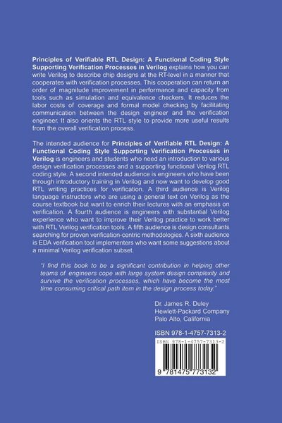 Produktbild: Principles of Verifiable RTL Design
