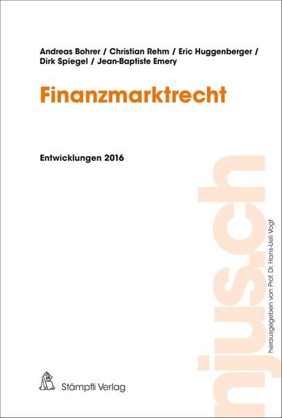 Produktbild: Finanzmarktrecht