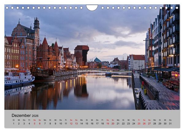 Produktbild: Polen - St&auml;dte, Landschaften, Schl&ouml;sser (Wandkalender 2026 DIN A4 quer), CALVENDO Monatskalender