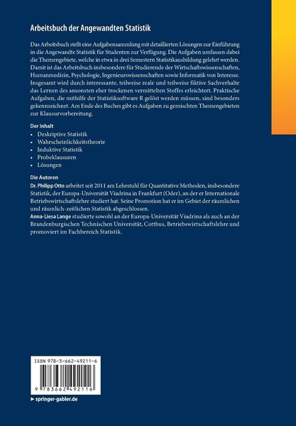 Produktbild: Arbeitsbuch der Angewandten Statistik