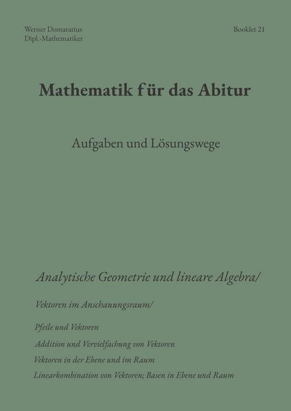 Produktbild: Mathematik f&uuml;r das Abitur