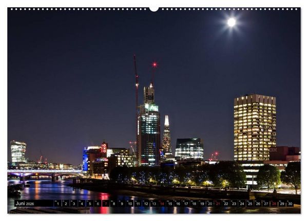 Produktbild: Wundervolles London (hochwertiger Premium Wandkalender 2026 DIN A2 quer), Kunstdruck in Hochglanz