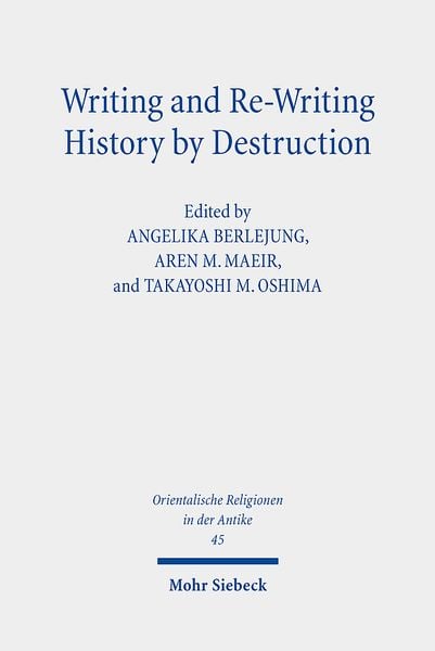 Produktbild: Writing and Re-Writing History by Destruction