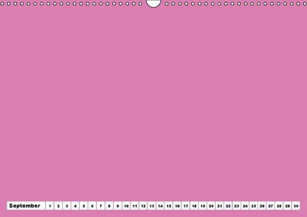 Produktbild: Bunter Bastelkalender f&uuml;r M&auml;dchen (Wandkalender immerw&auml;hrend DIN A3 quer)