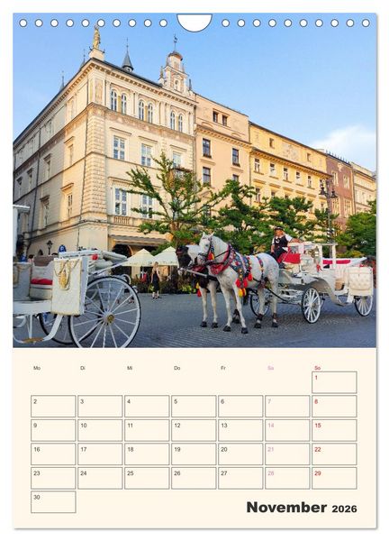 Produktbild: Wundersch&ouml;nes Krakau (Wandkalender 2026 DIN A4 hoch), CALVENDO Monatskalender