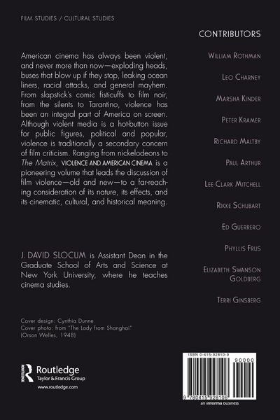 Produktbild: Violence and American Cinema