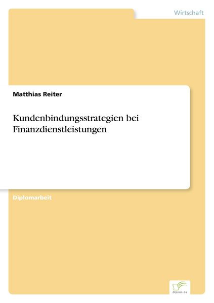Produktbild: Kundenbindungsstrategien bei Finanzdienstleistungen